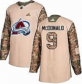 Colorado Avalanche #9 Lanny McDonald Camo Adidas Veterans Day Practice Jersey,baseball caps,new era cap wholesale,wholesale hats